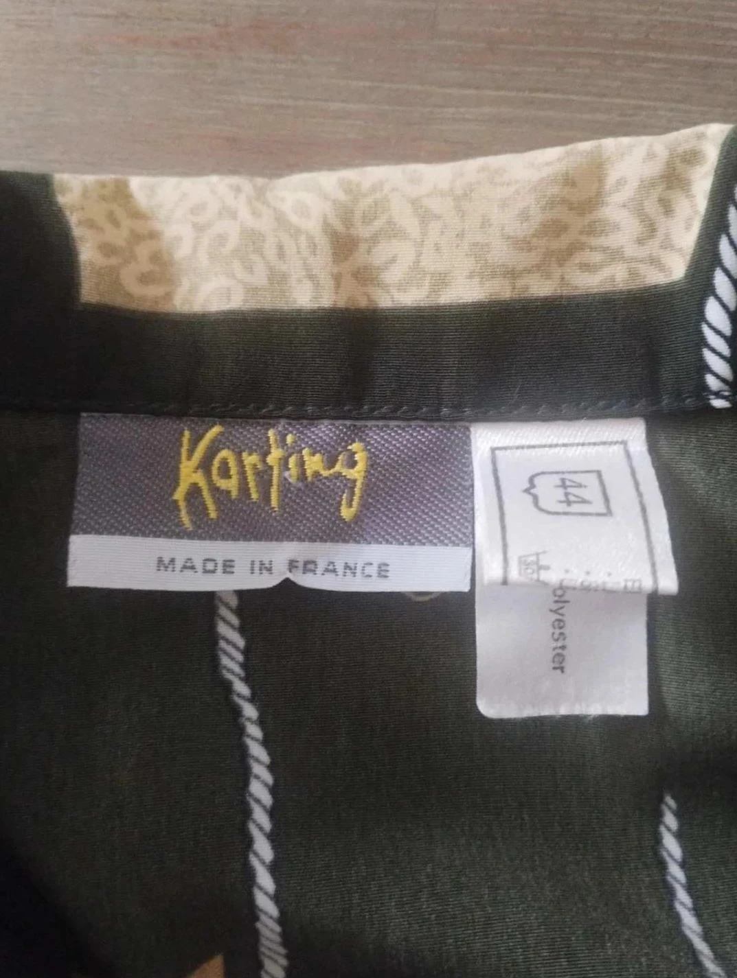 Dameshirt kaki met patroon, Kating, T44 – photo 6